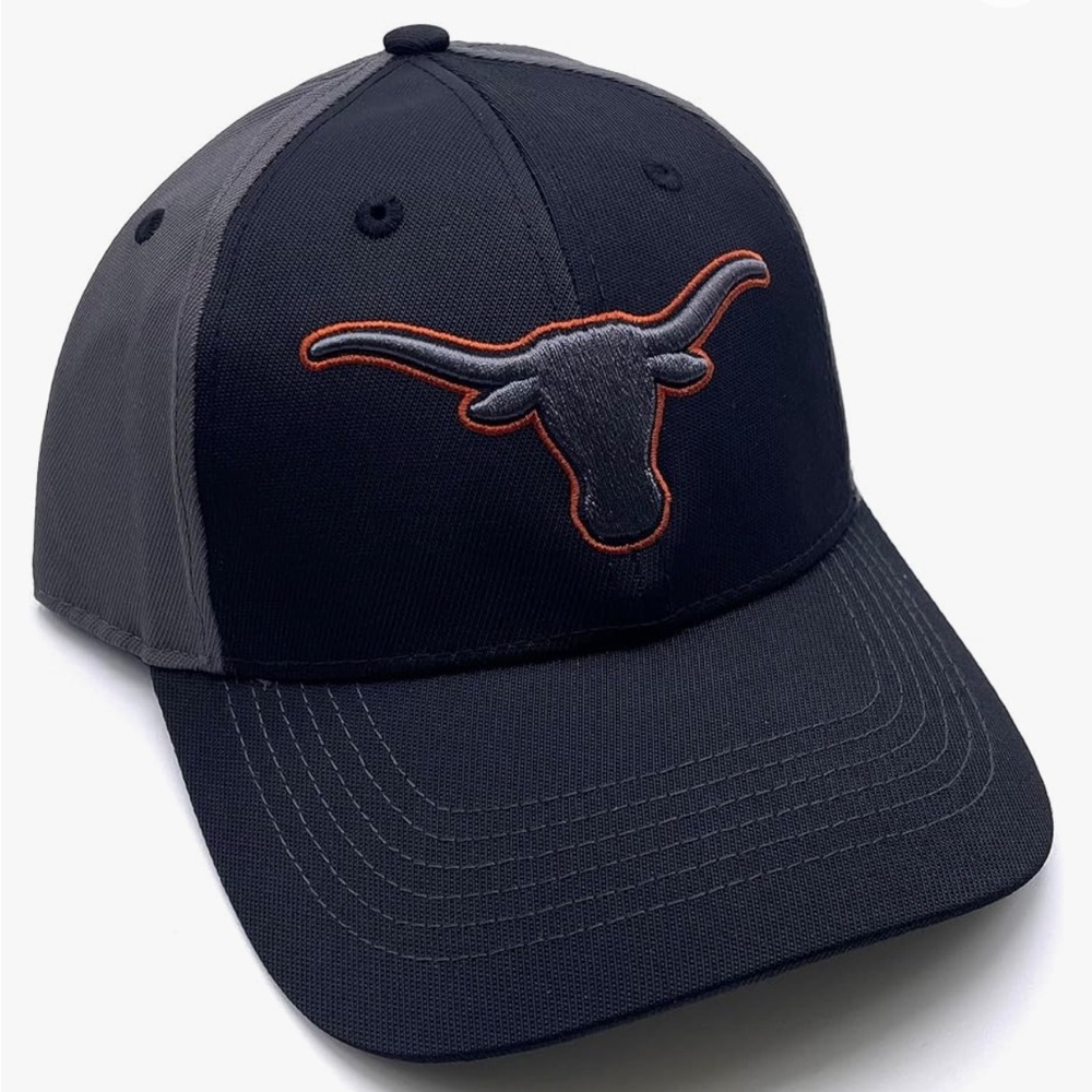 Men's Navy and Gray Longhorn Embroidered Baseball Cap